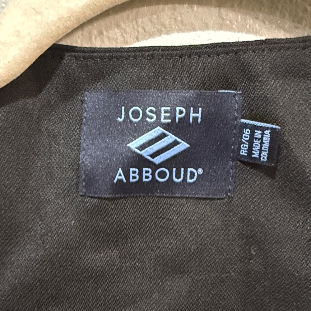 Joseph Abboud Classic Black Button-Up Vest - Picture 2 of 2